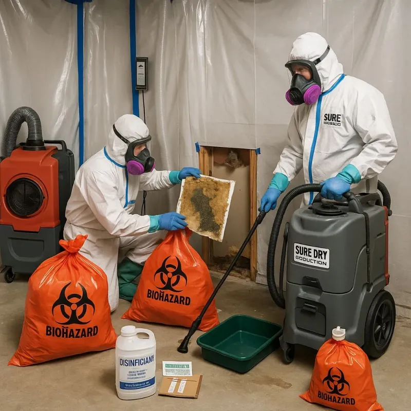 Contaminated Water Handling Protocols process in New Burlington, OH
