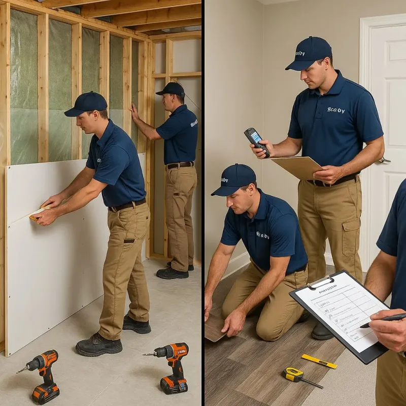 Repairs and Reconstruction process in New Burlington, OH